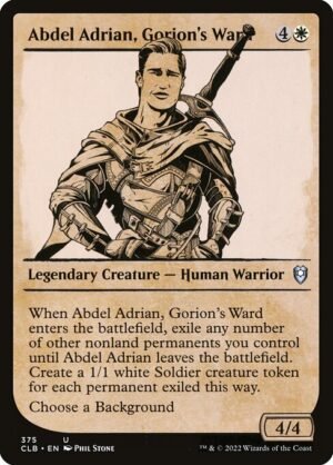 Abdel Adrian, Gorion's Ward - Foil<br /><span class="collector-number">Collector No. 375</span>