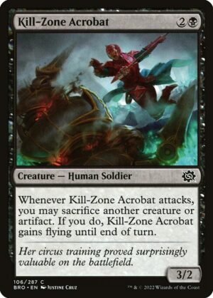 Kill-Zone Acrobat - Foil<br /><span class="collector-number">Collector No. 106</span>