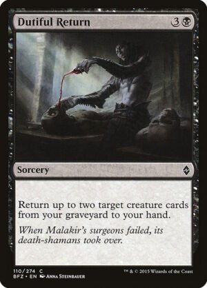 Dutiful Return<br /><span class="collector-number">Collector No. 110</span>