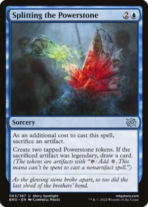 Splitting the Powerstone - Foil<br /><span class="collector-number">Collector No. 63</span>