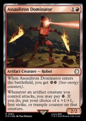Assaultron Dominator Surge - Surge Foil<br /><span class="collector-number">Collector No. 582</span>