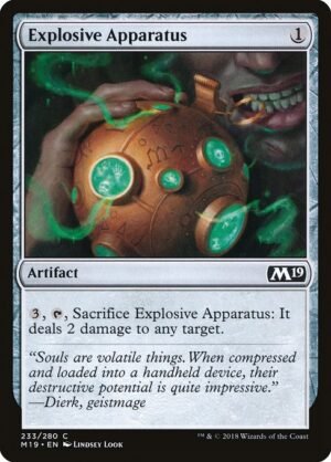 Explosive Apparatus<br /><span class="collector-number">Collector No. 233</span>