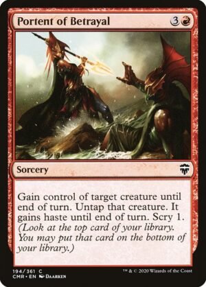 Portent of Betrayal - Foil<br /><span class="collector-number">Collector No. 194</span>
