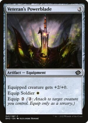 Veteran's Powerblade - Foil<br /><span class="collector-number">Collector No. 41</span>