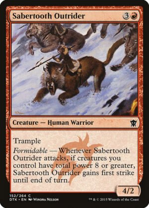 Sabertooth Outrider<br /><span class="collector-number">Collector No. 152</span>