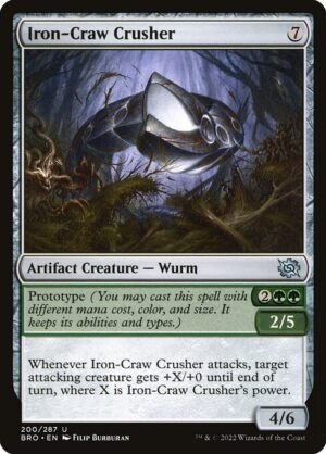 Iron-Craw Crusher - Foil<br /><span class="collector-number">Collector No. 200</span>
