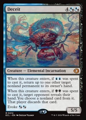 Deceit - Foil<br /><span class="collector-number">Collector No. 212p</span>
