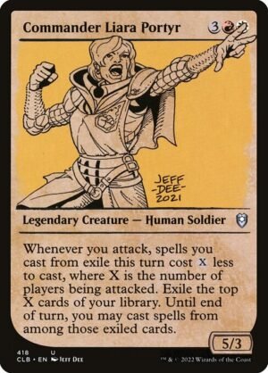 Commander Liara Portyr - Foil<br /><span class="collector-number">Collector No. 418</span>