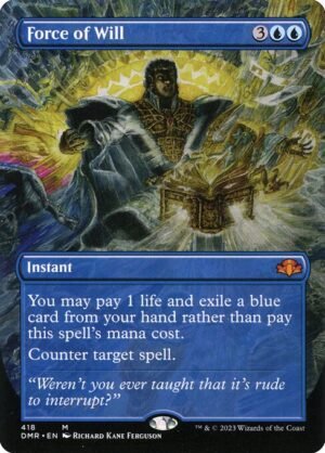 Force of Will<br /><span class="collector-number">Collector No. 418</span>