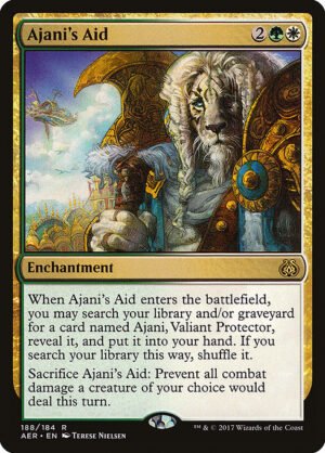 Ajani's Aid<br /><span class="collector-number">Collector No. 188</span>