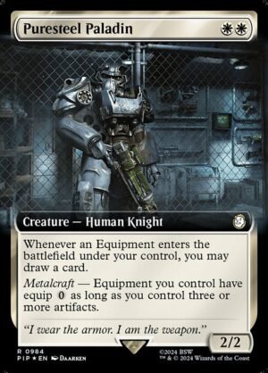 Puresteel Paladin Surge - Surge Foil<br /><span class="collector-number">Collector No. 984</span>