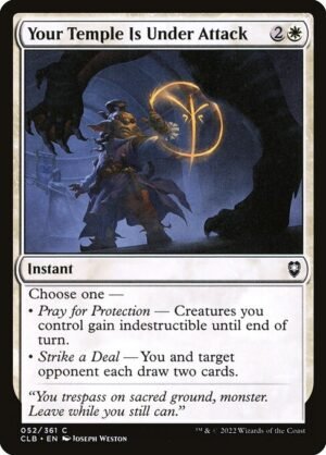 Your Temple Is Under Attack - Foil<br /><span class="collector-number">Collector No. 52</span>