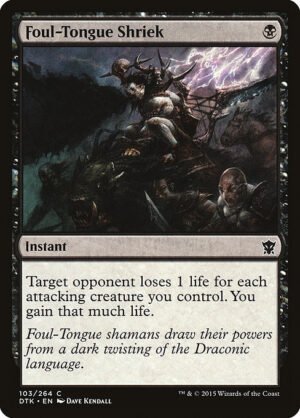 Foul-Tongue Shriek<br /><span class="collector-number">Collector No. 103</span>