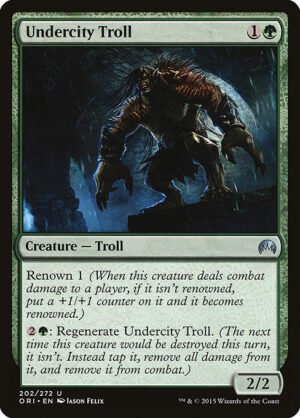 Undercity Troll<br /><span class="collector-number">Collector No. 202</span>