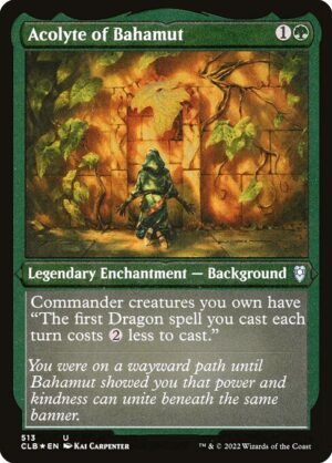 Acolyte of Bahamut - Etched<br /><span class="collector-number">Collector No. 513</span>