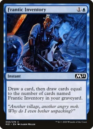 Frantic Inventory - Foil<br /><span class="collector-number">Collector No. 50</span>