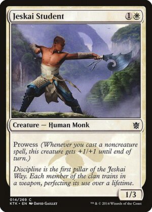 Jeskai Student<br /><span class="collector-number">Collector No. 14</span>