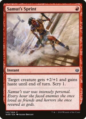 Samut's Sprint - Foil<br /><span class="collector-number">Collector No. 142</span>