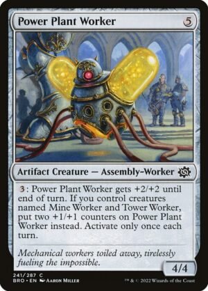 Power Plant Worker - Foil<br /><span class="collector-number">Collector No. 241</span>