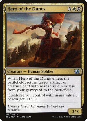 Hero of the Dunes - Foil<br /><span class="collector-number">Collector No. 213</span>