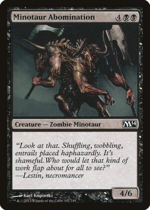 Minotaur Abomination<br /><span class="collector-number">Collector No. 107</span>