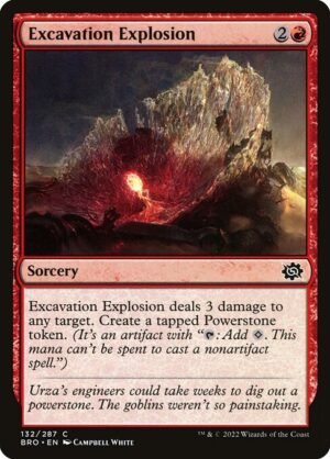 Excavation Explosion - Foil<br /><span class="collector-number">Collector No. 132</span>
