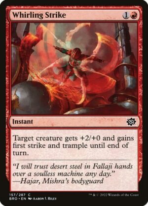 Whirling Strike - Foil<br /><span class="collector-number">Collector No. 157</span>