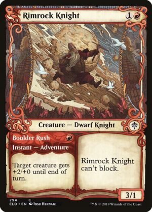 Rimrock Knight // Boulder Rush - Foil<br /><span class="collector-number">Collector No. 294</span>