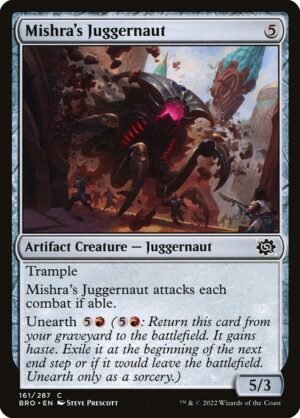 Mishra's Juggernaut - Foil<br /><span class="collector-number">Collector No. 161</span>