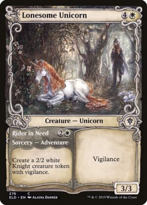 Lonesome Unicorn // Rider in Need - Foil<br /><span class="collector-number">Collector No. 276</span>