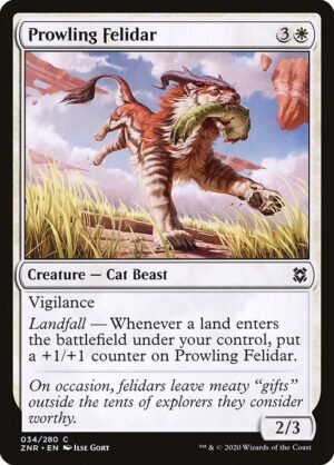 Prowling Felidar - Foil<br /><span class="collector-number">Collector No. 34</span>
