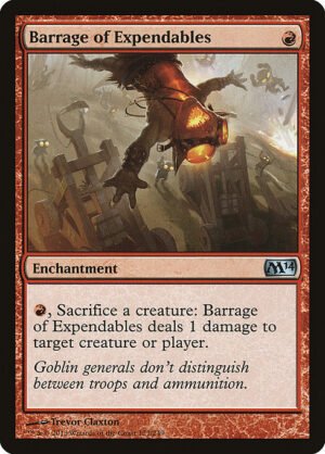 Barrage of Expendables<br /><span class="collector-number">Collector No. 127</span>