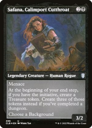 Safana, Calimport Cutthroat - Etched<br /><span class="collector-number">Collector No. 496</span>