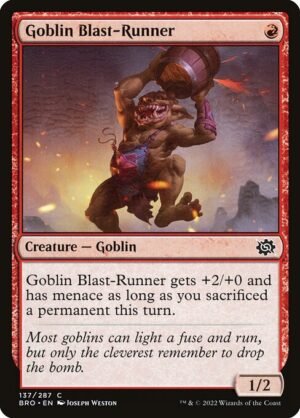 Goblin Blast-Runner - Foil<br /><span class="collector-number">Collector No. 137</span>