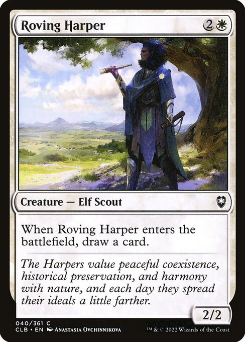 Roving Harper - Foil<br /><span class="collector-number">Collector No. 40</span>