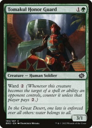 Tomakul Honor Guard - Foil<br /><span class="collector-number">Collector No. 195</span>