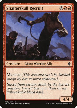 Shatterskull Recruit<br /><span class="collector-number">Collector No. 155</span>
