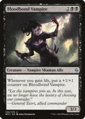 Bloodbond Vampire<br /><span class="collector-number">Collector No. 104</span>
