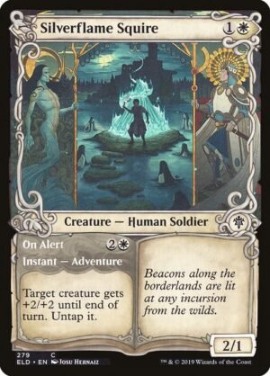 Silverflame Squire // On Alert - Foil<br /><span class="collector-number">Collector No. 279</span>
