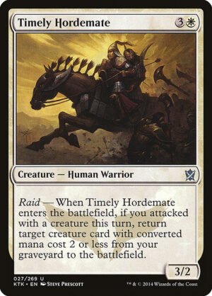 Timely Hordemate<br /><span class="collector-number">Collector No. 27</span>