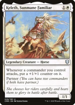 Keleth, Sunmane Familiar - Foil<br /><span class="collector-number">Collector No. 28</span>