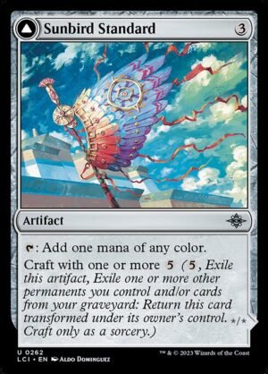Sunbird Standard // Sunbird Effigy - Foil<br /><span class="collector-number">Collector No. 262</span>
