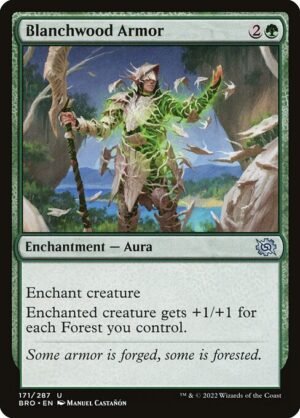 Blanchwood Armor - Foil<br /><span class="collector-number">Collector No. 171</span>