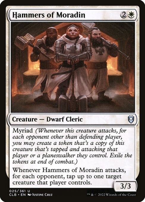 Hammers of Moradin - Foil<br /><span class="collector-number">Collector No. 25</span>