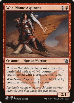 War-Name Aspirant<br /><span class="collector-number">Collector No. 126</span>