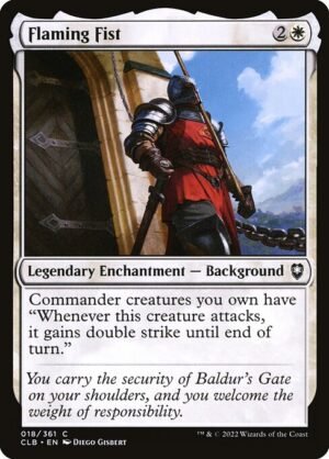 Flaming Fist - Foil<br /><span class="collector-number">Collector No. 18</span>