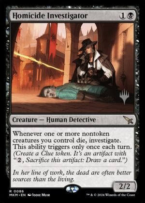 Homicide Investigator<br /><span class="collector-number">Collector No. 86p</span>