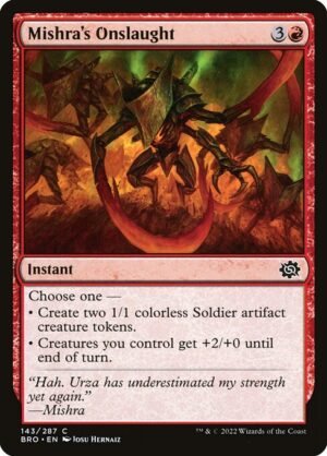 Mishra's Onslaught - Foil<br /><span class="collector-number">Collector No. 143</span>