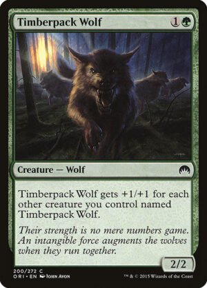 Timberpack Wolf<br /><span class="collector-number">Collector No. 200</span>