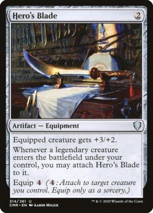 Hero's Blade - Foil<br /><span class="collector-number">Collector No. 314</span>